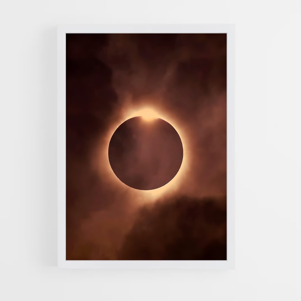 Poster Éclipse Totale – affiche Univers (vue 3)
